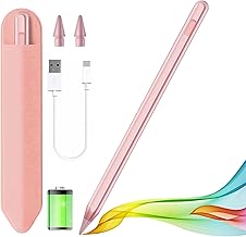 Stylus Pen for iPad 2018-2024 with Palm Rejection, Apple Pencil for Apple iPad 10th/9th/8th/7th/6th Gen, iPad Pro 11/12.9 inch, New iPad Air 2024 11&13-inch(M2) /5th/4th/3th Gen, iPad Mini 6th/5th Gen