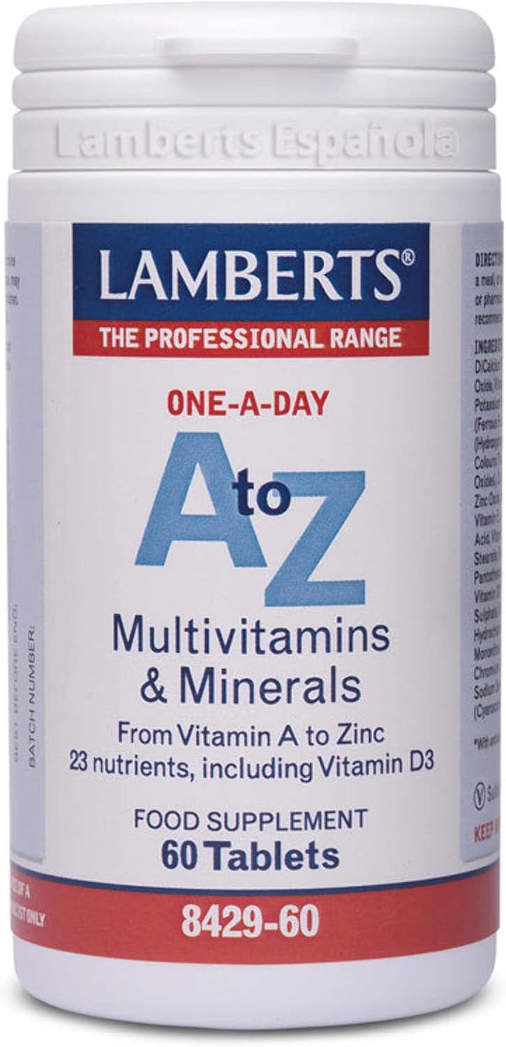 Lamberts A-Z Complete Multivitamin 60 Tablets - Comprehensive Daily Formula