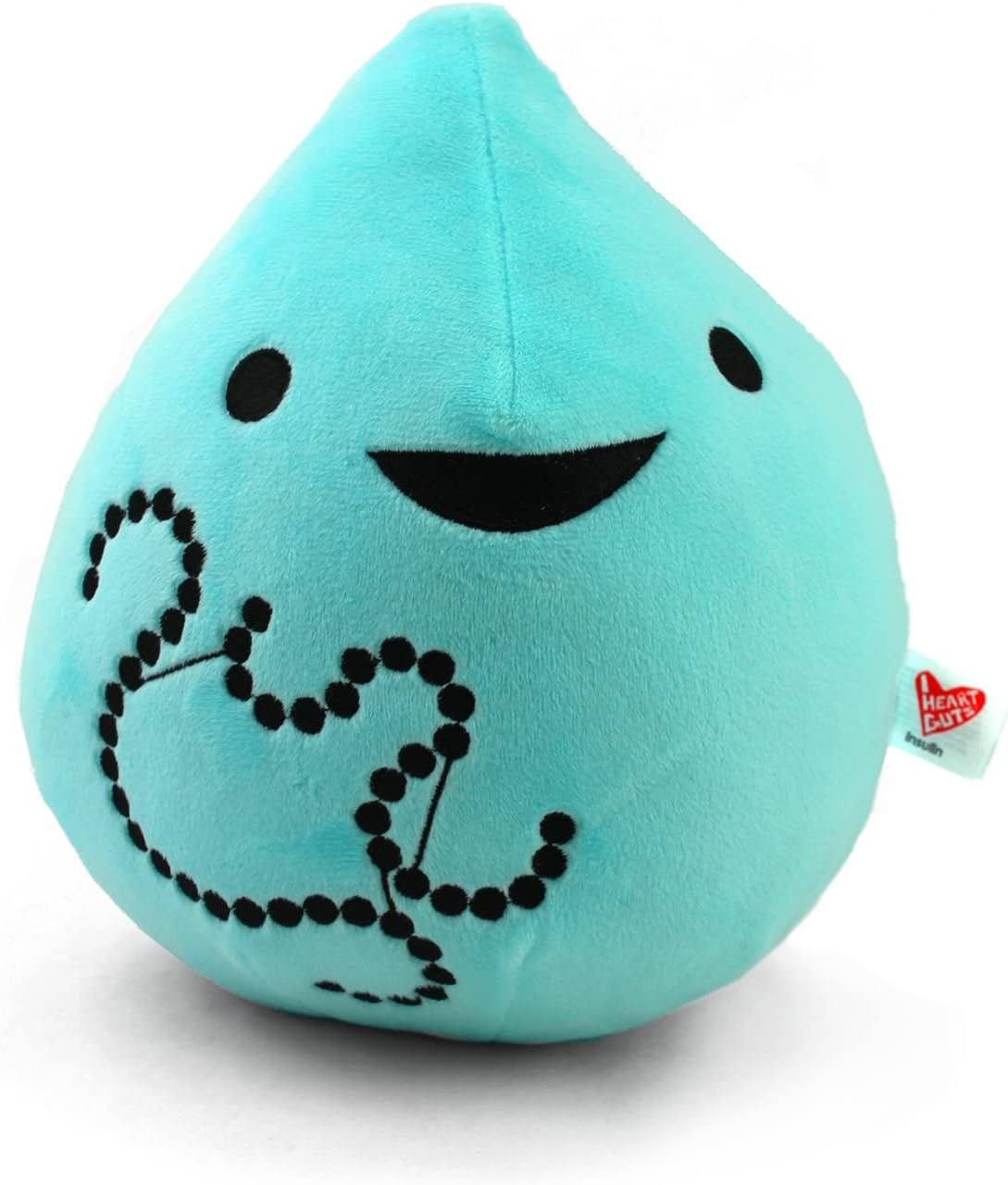 I Heart Guts Insulin Plush Toy - Insulin for The Win - Stuffed Pillow Diabetes Gift, Plushie | Diabetic, T1D Gift, Cute Get Well Pillow, Diaversary, Molecule Design