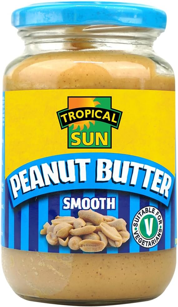 Tropical Sun Smooth Peanut Butter, 340g (Pack of 1)