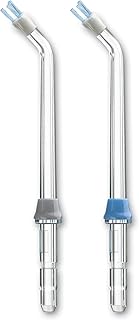 Waterpik Genuine Plaque Seeker Replacement Tips, Water Flosser Tip Replacement, PS-100E, 2 Count (Assorted Colors)