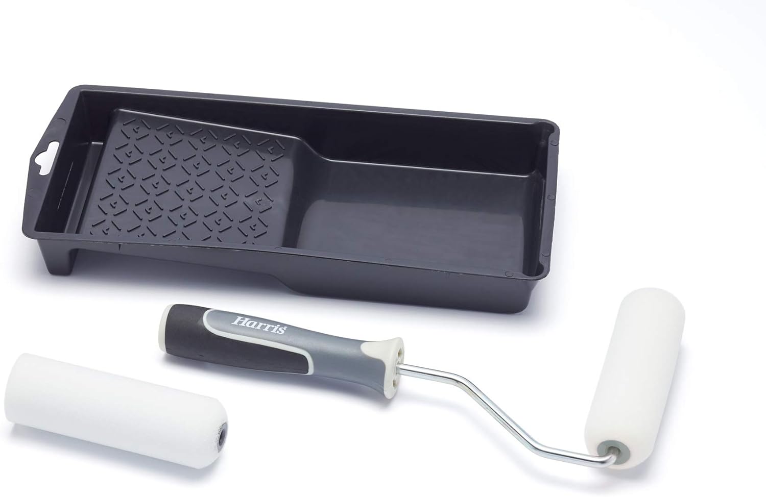 Harris 103022202 Ultimate Woodwork Mini Gloss Roller Set with Tray and Frame, 4"