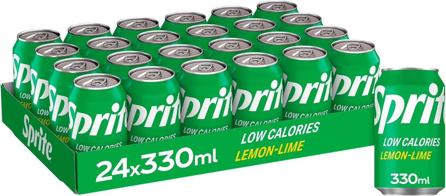 Sprite Cans, 330ml, Pack of 24