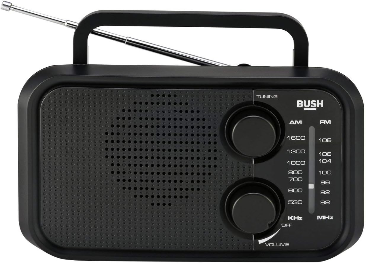Bush PR-206 FM/AM Portable Radio - Black