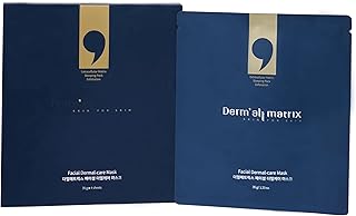 DERM·ALL MATRIX] Daily Facial Dermal-care (35g/sheet) Overnight mask pack,Lifting and Hydrating,Soothing, Exfoliating,Skin Nourishing,Collagen sheet mask for wrinkles and dry skin. (4sheets/1week)