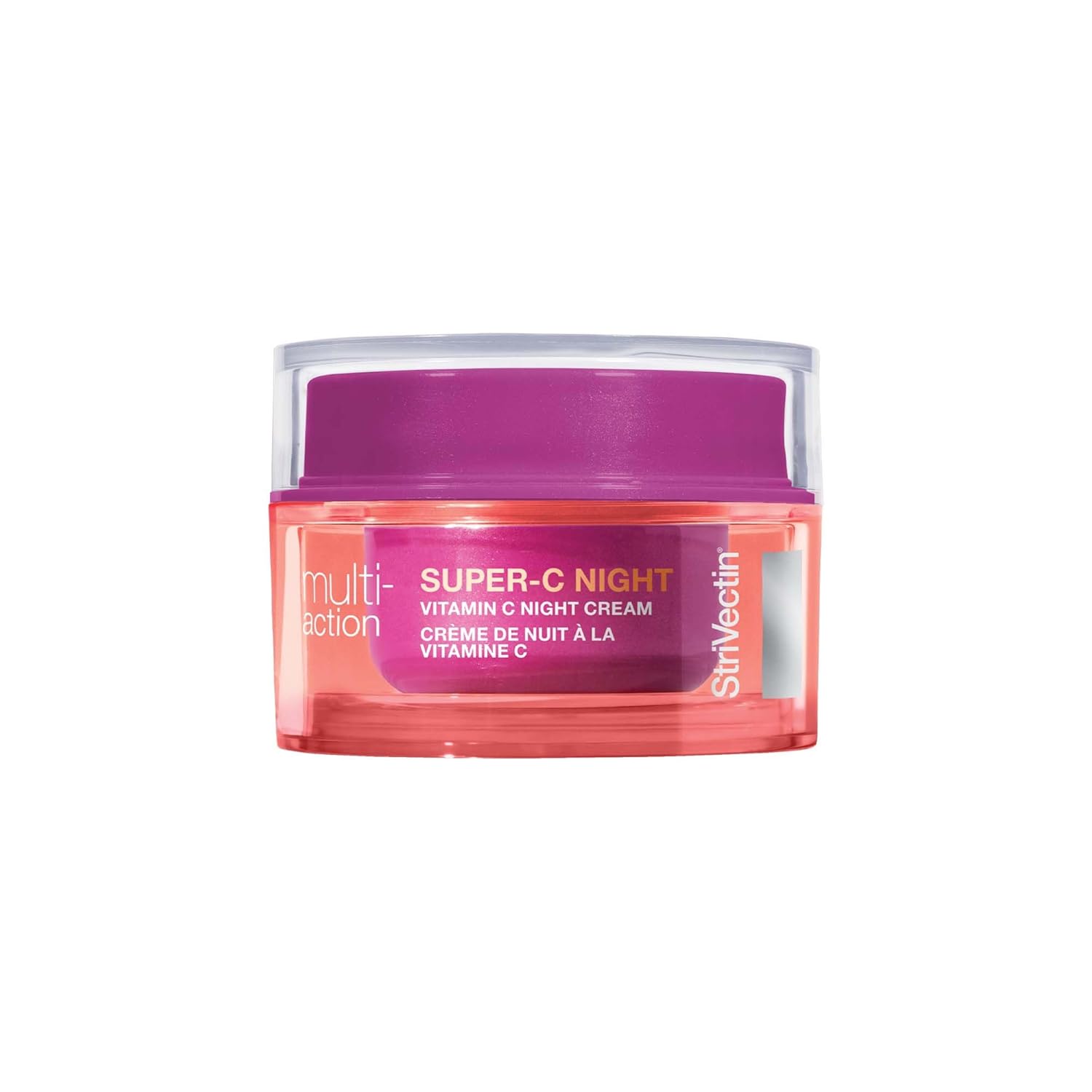StriVectin Super-C Night Vitamin C Night Cream, Brightening & Firming, Boost Skin Dullness with Hyaluronic Acid, 1.7 Oz