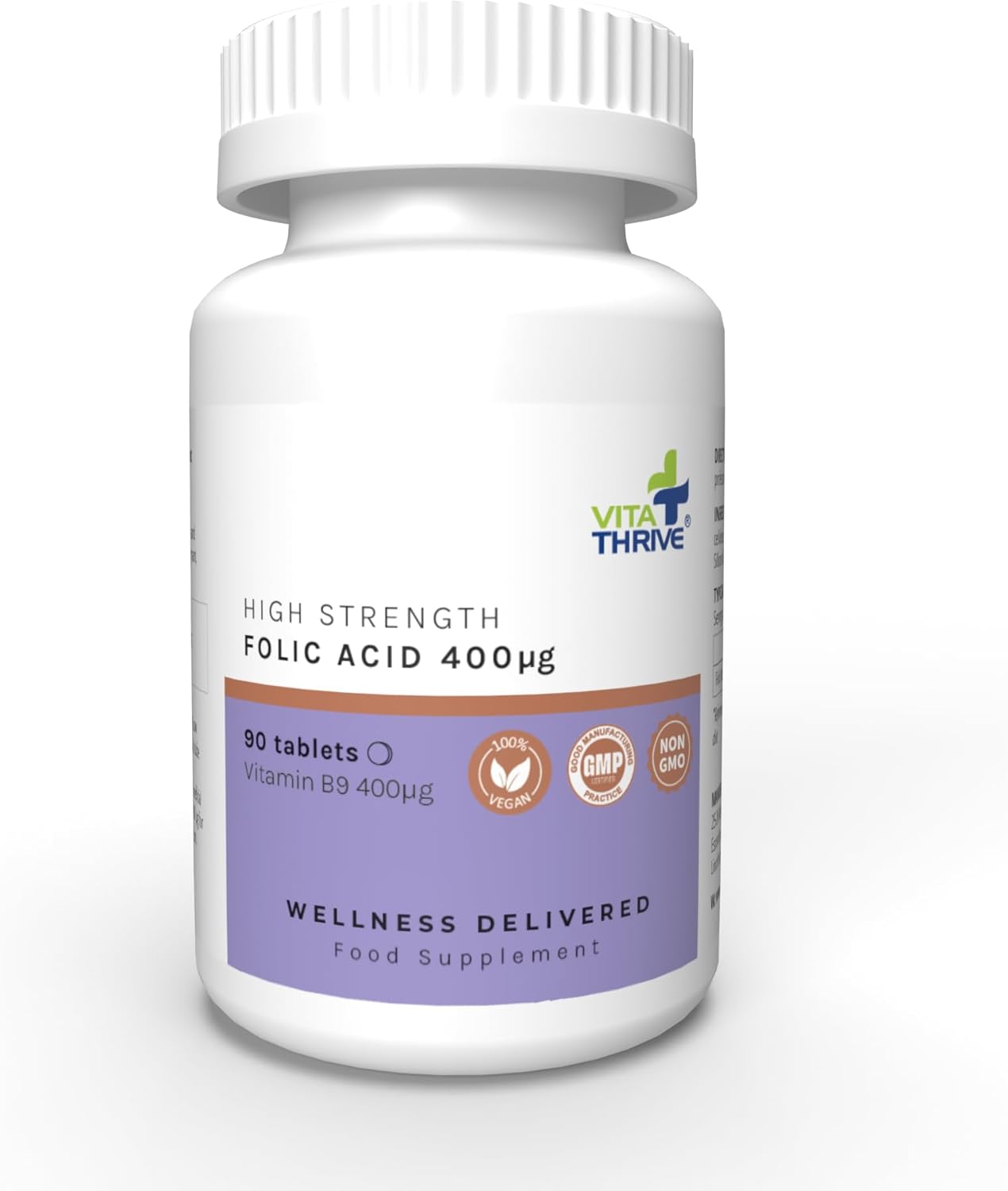 VitaThrive® Folic Acid 400µg – 90 Tablets