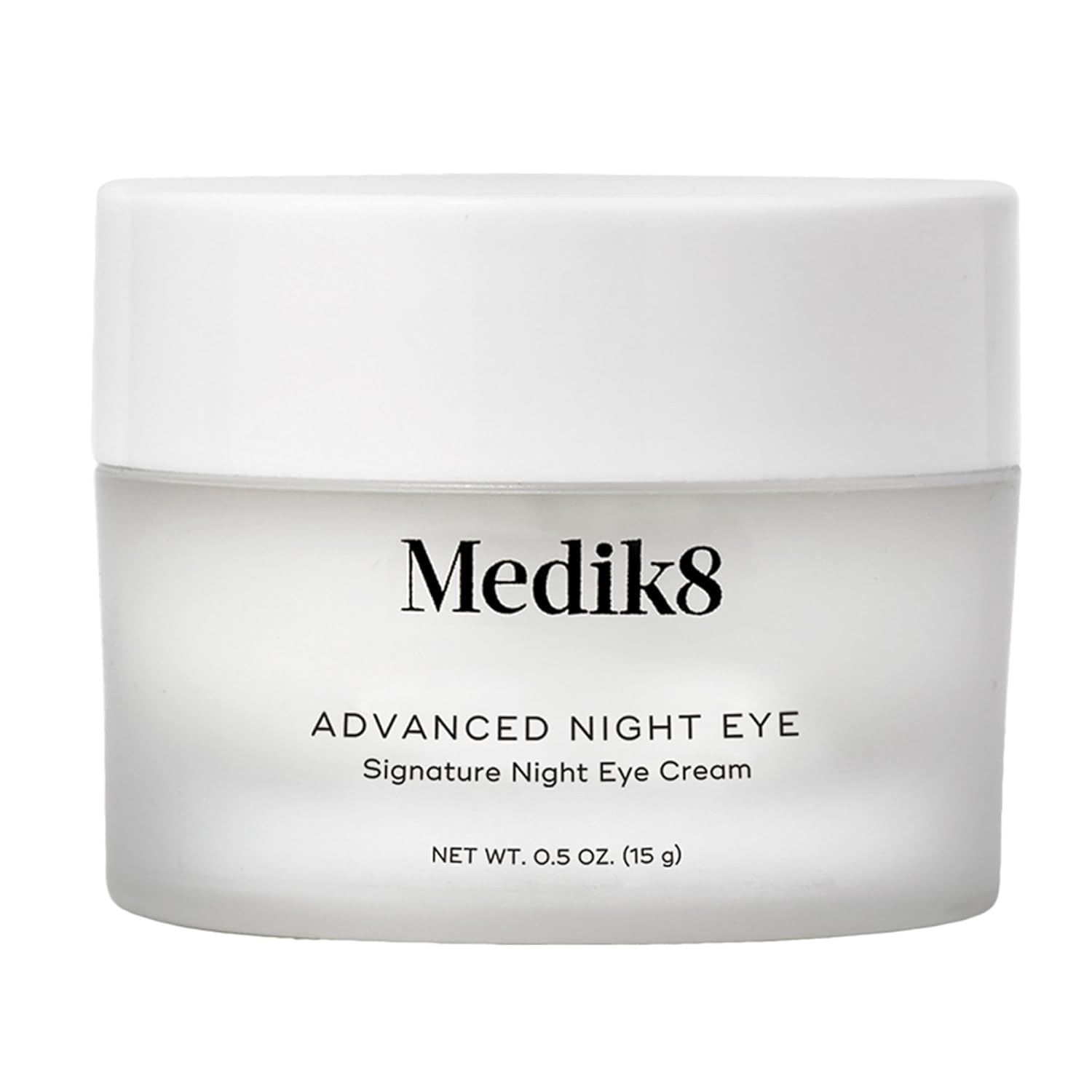 Medik8 Advanced Night Eye - Multi Peptide and Caffiene Eye Cream - Overnight Eye Cream for Smoothing Wrinkles and Dark Circles - 0.5 oz