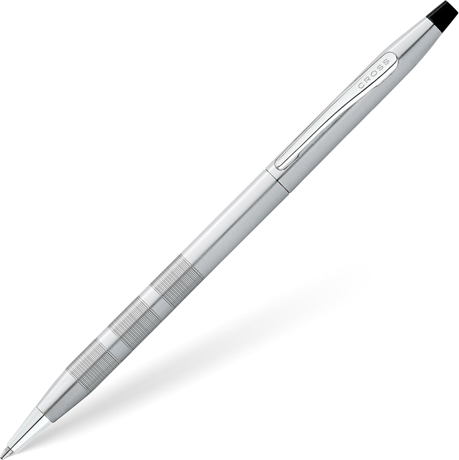 Cross Classic Century Refillable Ballpoint Pen Presented in a Luxury Gift Box - Medium Point, Black Ink, Brushed Chrome