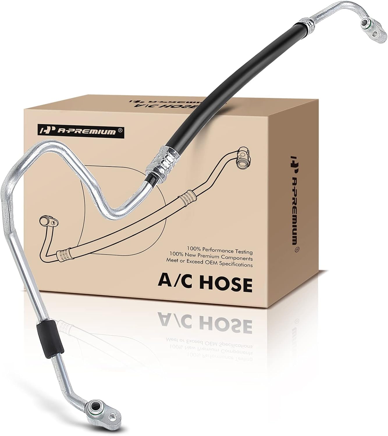 A-Premium A/C Discharge Line Hose Assembly Compatible with Honda CR-V CRV 2002-2006 L4 2.4L, Compressor to Condenser