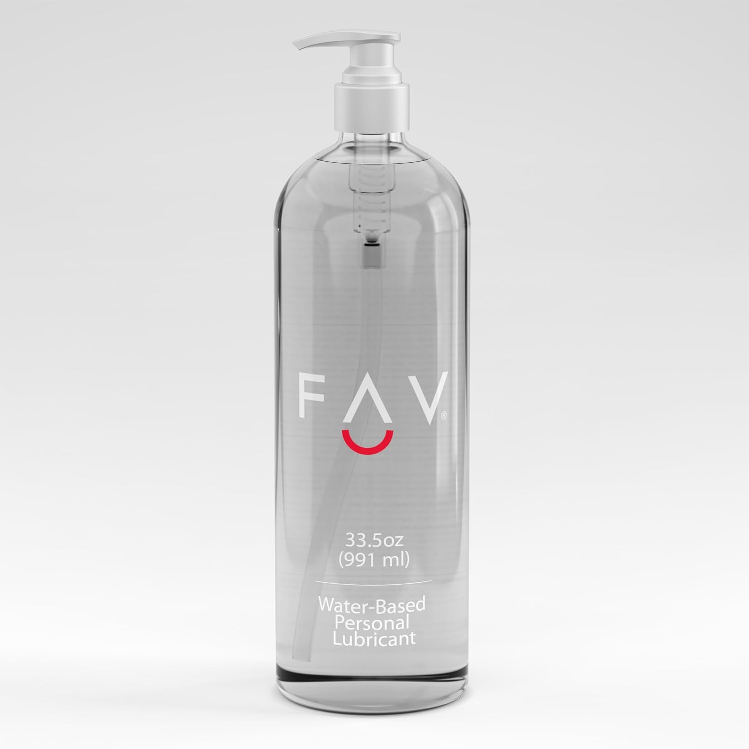 FAV Water Based Luxury Personal Lubricant, Natural Feeling Lube for Women Men and Couples, Toy Friendly, Condom Safe, 33.5 Fl Oz