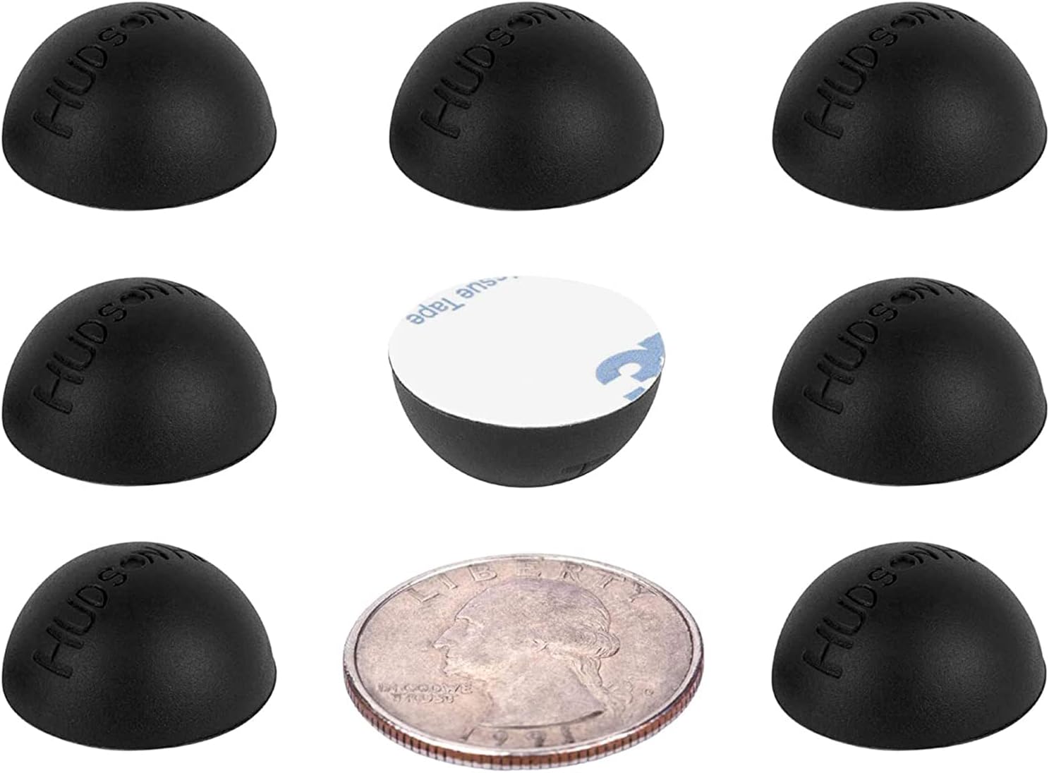 Speaker Isolation Pads – 8-Pack 0.75" Platinum Silicone Feet for Speakers, Subwoofers, Turntables – Non-Slip, Vibration Damping Pads with Adhesive – 20 Duro Anti-Vibration Mounts
