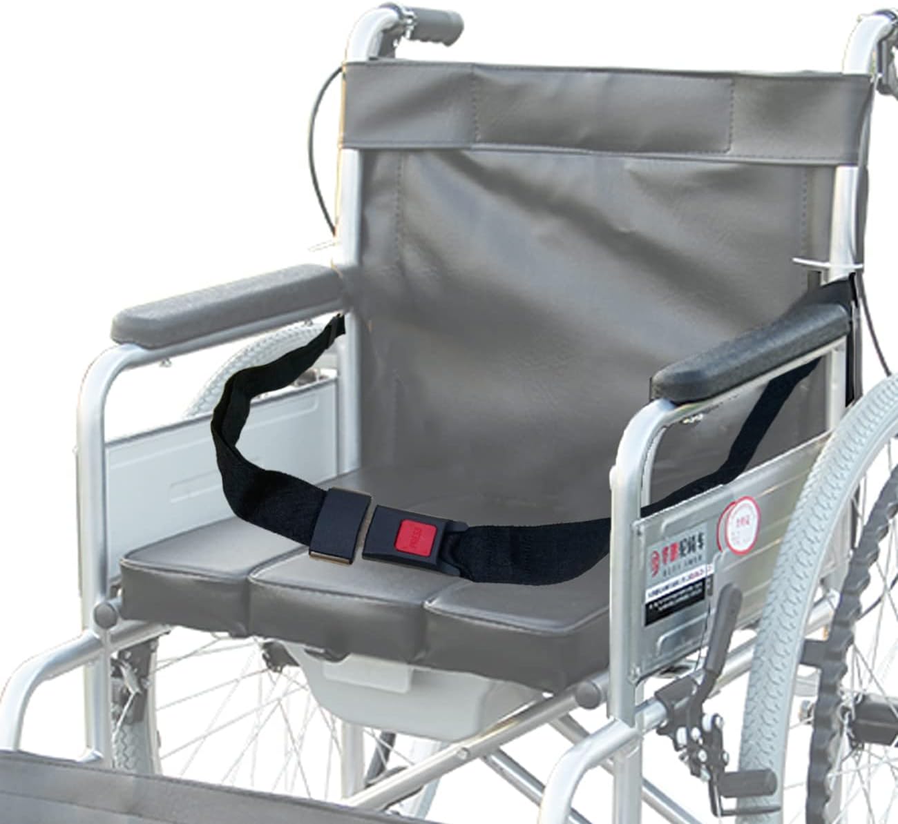 Elderly Wheelchair Seat Belt for Disabled Patient - Electric Scooters Replacement Band Accessories, Adjustable up to 50"L, 1.5"W