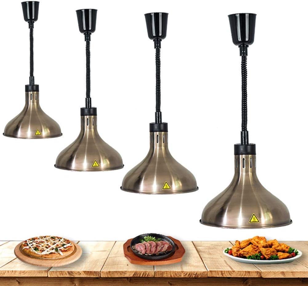 ksamwjf Food Warmers for Parties, Food Heat Lamps Buffet Warmers Lamp Buffet Serving Kitchen Lights Heat Lamp Bulbs for Food Service, Restaurant Supplies, Restaurant Equipment, 4 Pack