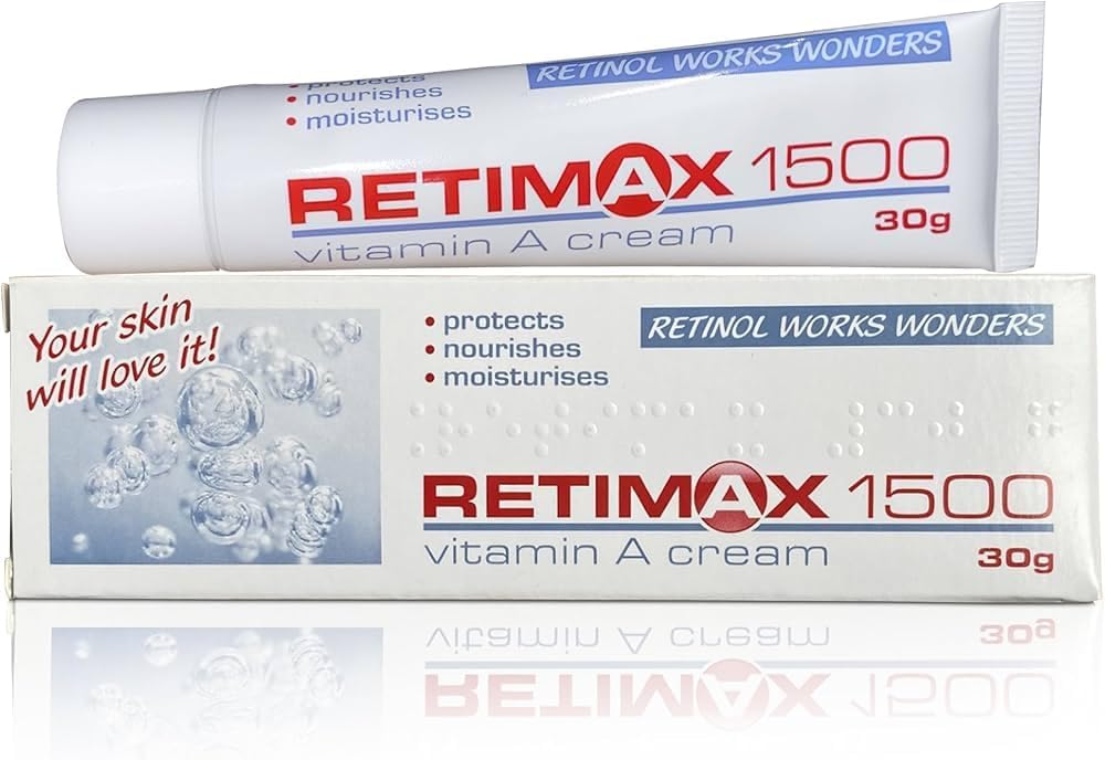 RETIMAX 1500 Vitamin A, Retinol, Protective Ointment, Anti-Ageing Anti-Wrinkles Cream For Sensitive & Dehydrated Skin - 30grams