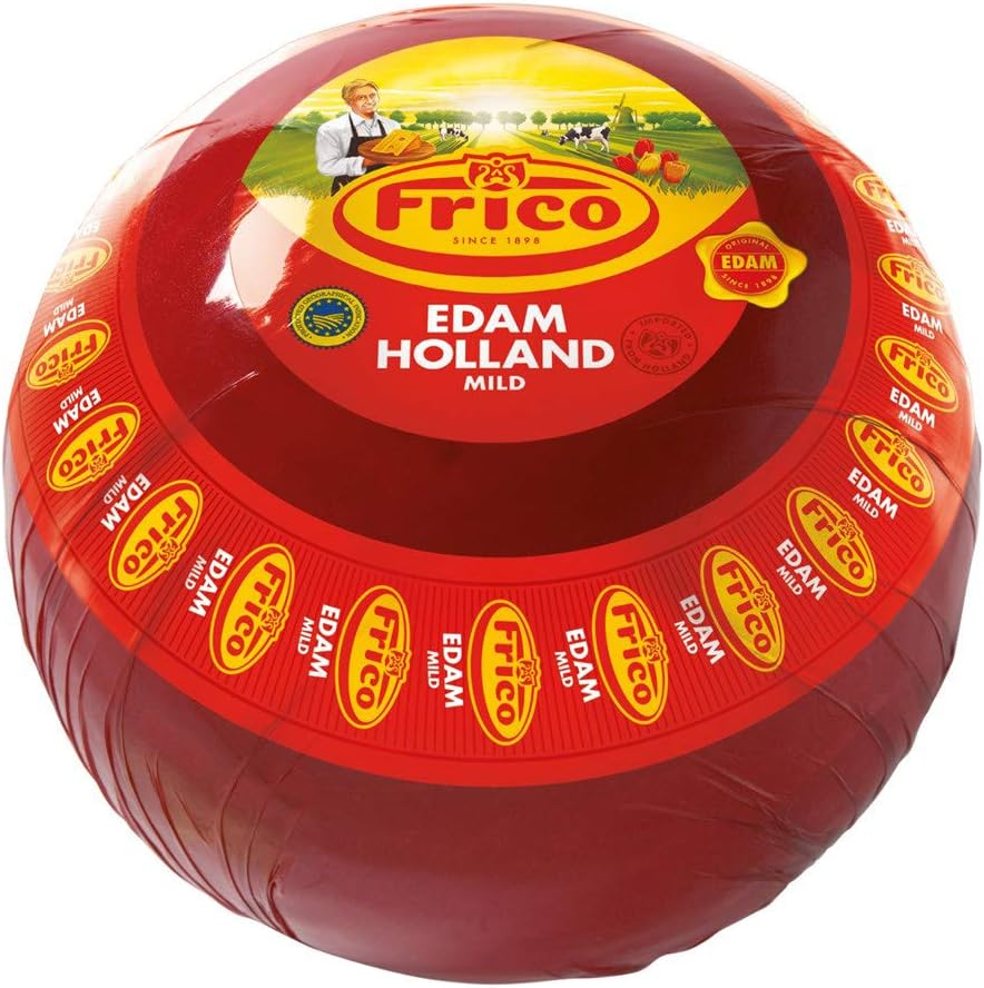 Edam Cheese Large Ball 1.8kg± Mild Dutch Cheese, from Holland