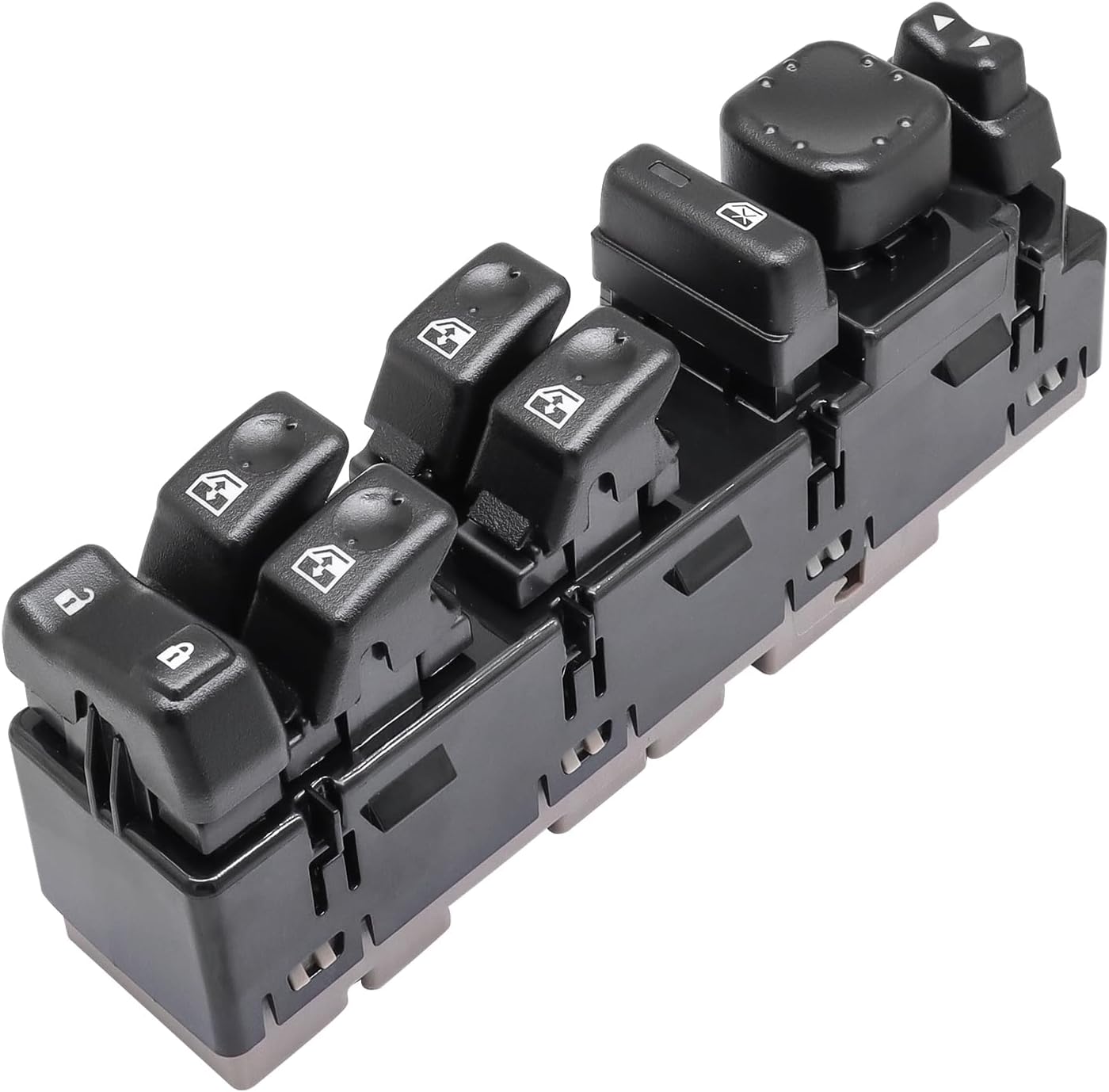 15883323 Front Driver Side Master Power Window Switch for GMC Yukon XL Sierra 1500 2500 3500 HD, Chevy Avalanche Silverado Suburban Tahoe, Cadillac Escalade ESV EXT, Replace 901-075, DWS-220