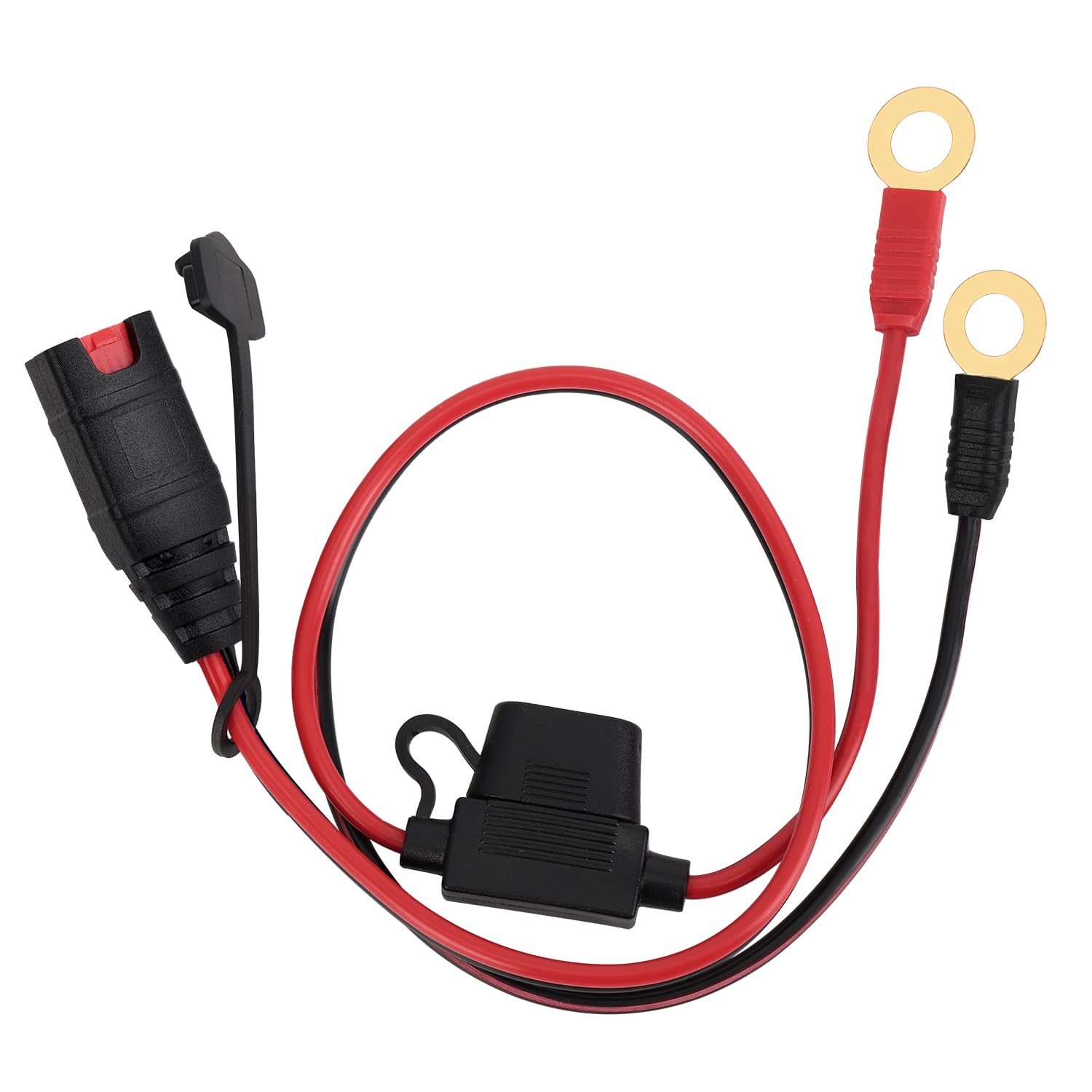 lasuroa GC008 X-Connect M10 (3/8in) XL Eyelet Terminal Connector, Jump Starter Smart Battery Trickle Charger Cable Compatible with Noco Genius 2, 5, 10 Accessories Eyelet Terminal Connector