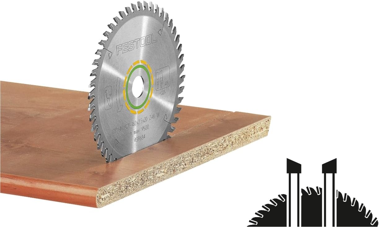 Festool 160x2,2x20 W48 Fine Tooth Saw Blade