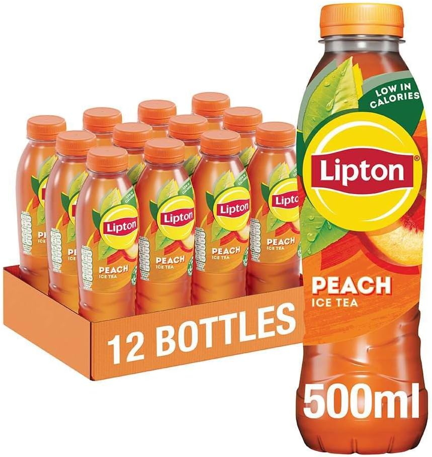Lipton Ice Tea Peach 500ml (Pack of 12)