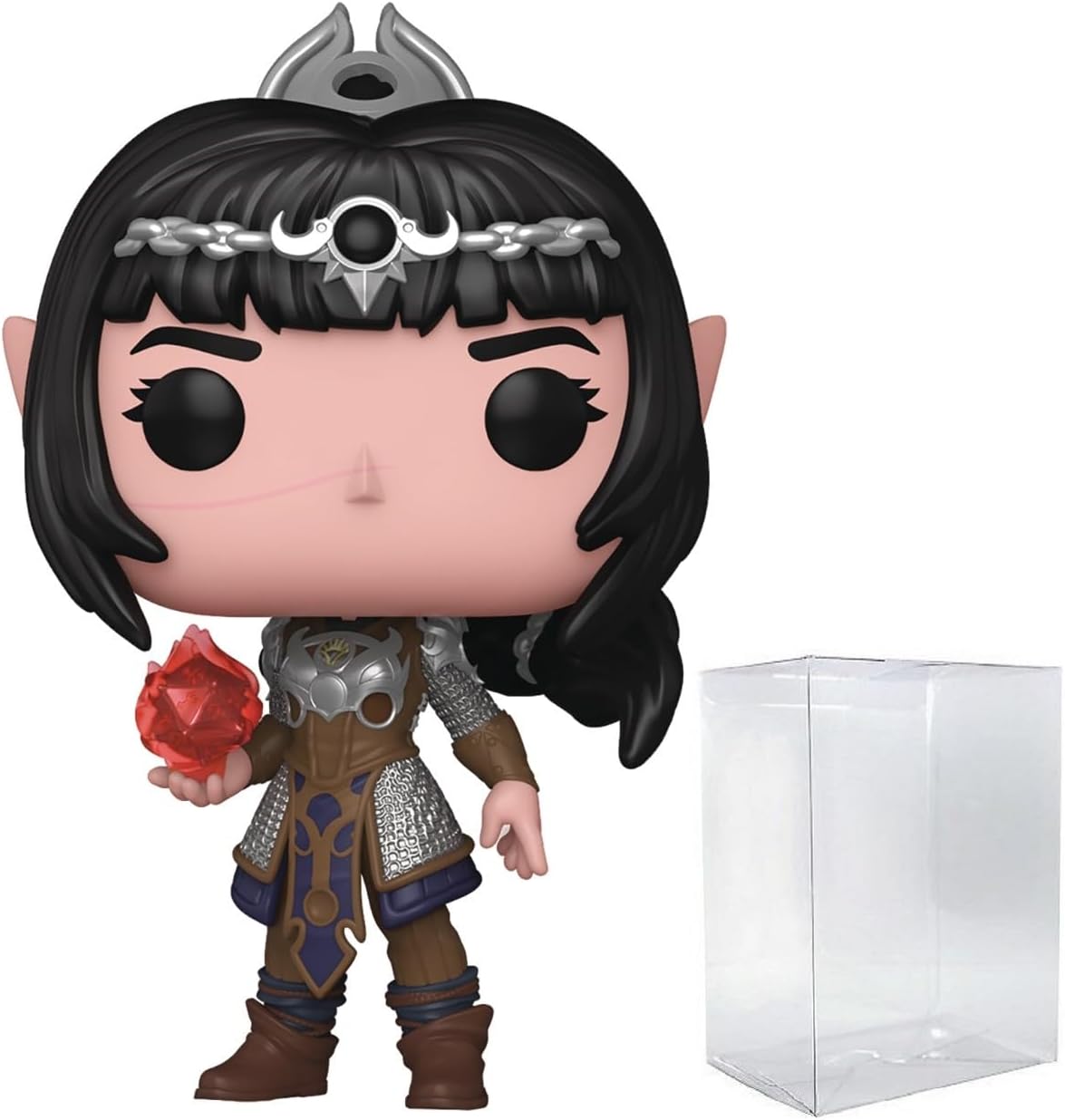 POP Games: Baldur's Gate - Shadowheart with Artifact Funko Vinyl Figure (Bundled with Compatible Box Protector Case), Multicolor, 3.75 inches