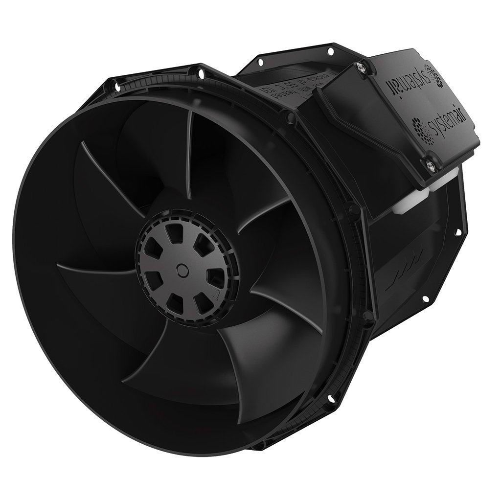 Fantech prio Air 8 EC 791 CFM 115/1/60 EC Inline Mixed Flow Duct Fan, 8"