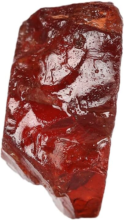 GEMHUB 3.30 ct Natural Raw Red Garnet Stone Rough Crystals,Making Wire Wrapping,Healing Rock Gifts