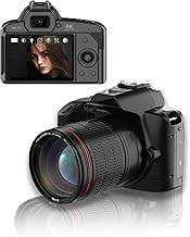 HURRISE 64MP Digital Camera 16X F 2.7 2.95mm Digital Zoom Lens,4k Cameras for Photography & Video, Vlogging Camera for YouTube with 4800mAH Battery (Camera)