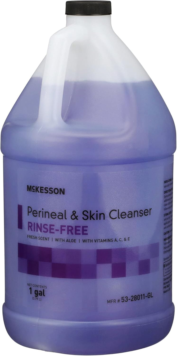 McKesson Perineal Skin Cleanser, Rinse-Free, Fresh Scent, 1 gal, 1 Count