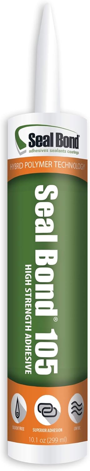 105 Black - Marine/Industrial Adhesive Sealant - 10.3 oz Cartridge