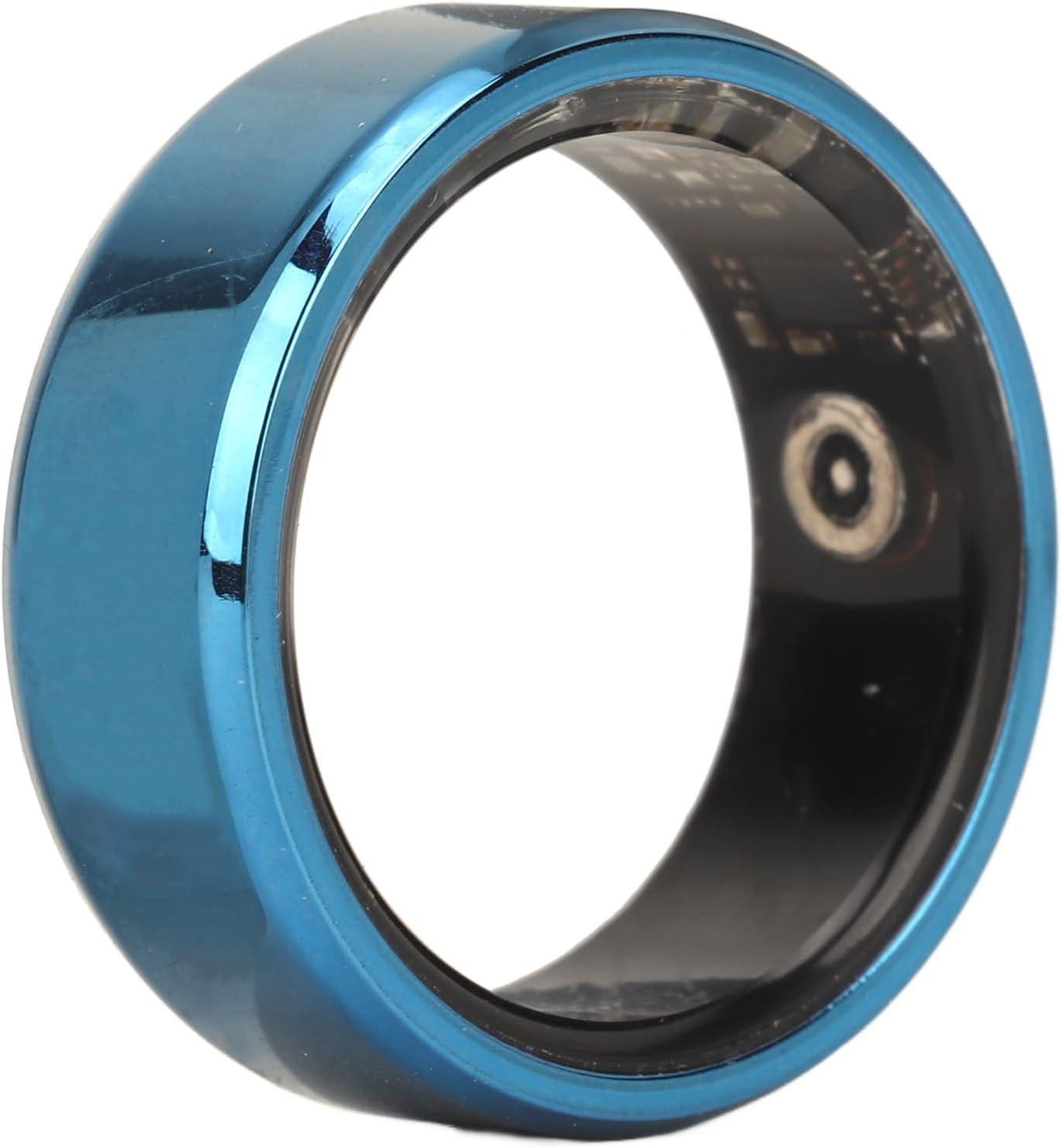 ciciglow Smart Ring, Ceramic Smart Ring Health Sleep Monitoring Step Counter Remote Camera, IP68 Intelligent Wearable Device for JYouPro APP (8)