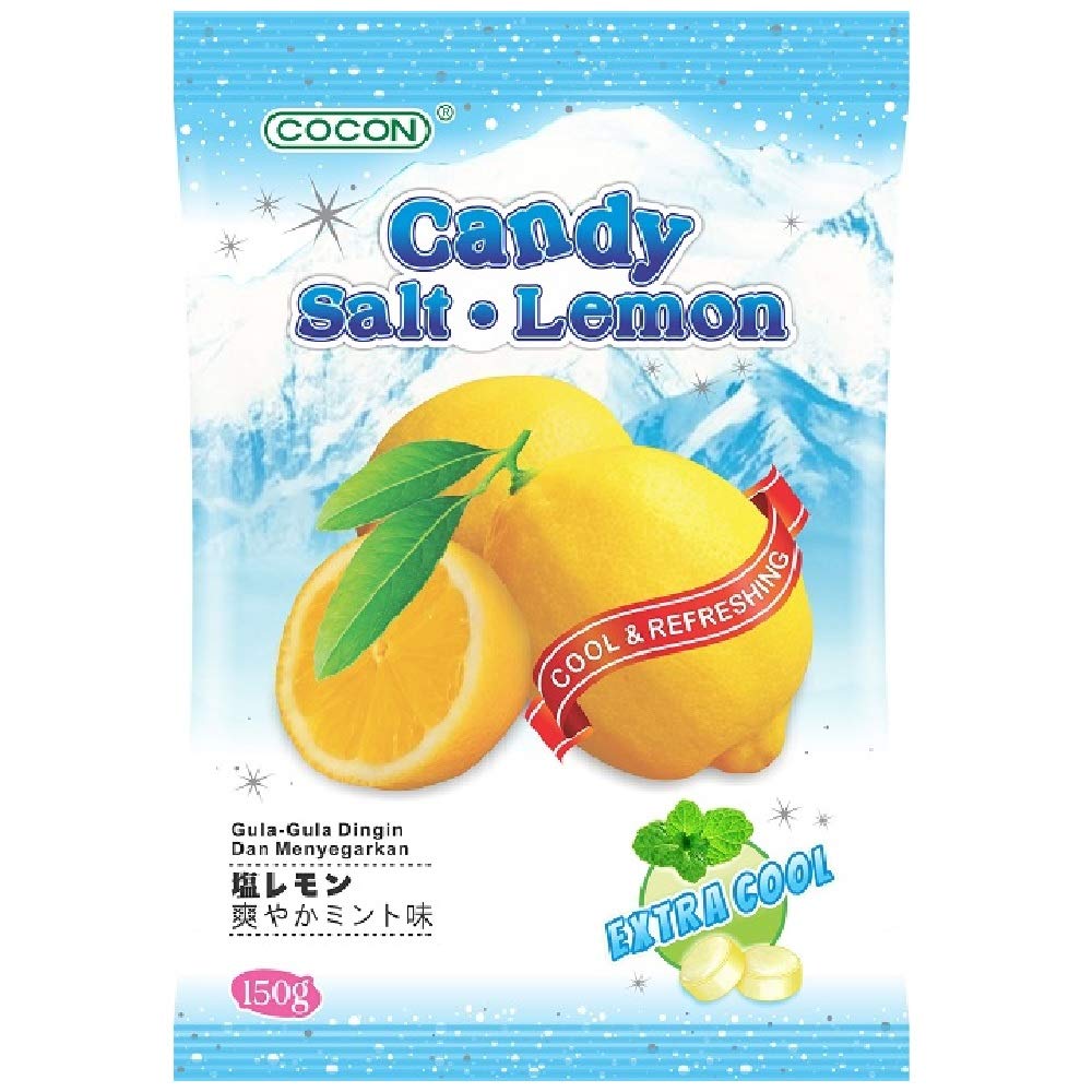 Cocon Candy Salt Lemon Extra Cool 150g (6 Pack)