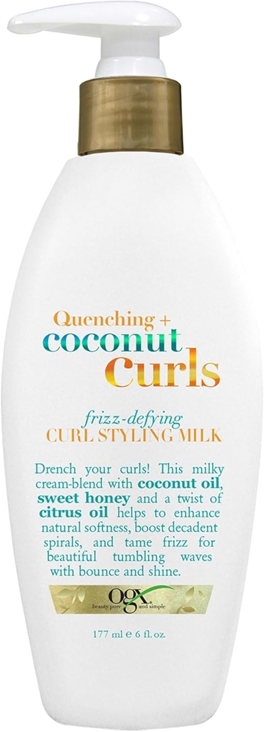 OGX Coconut Milk Curl Defining Cream for Curly Hair, 177 ml