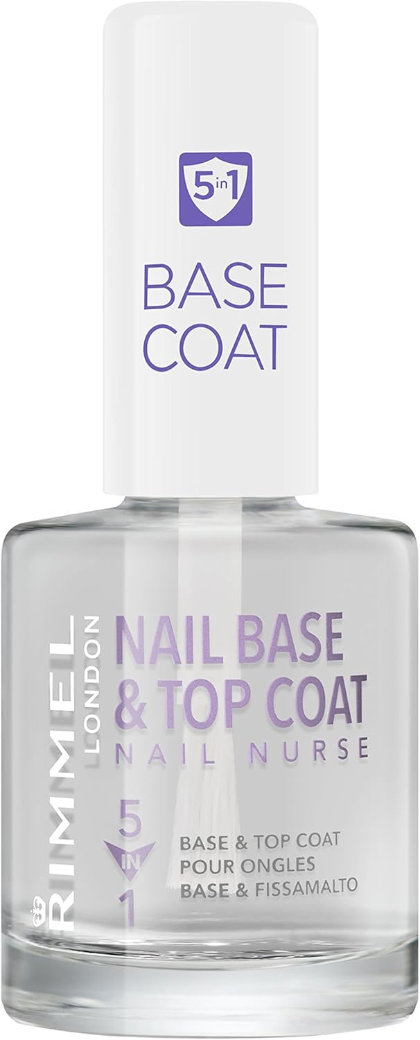 Rimmel London Nail Base & Top Coat, 12ml