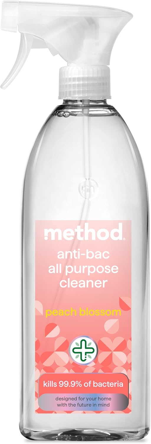 Method Antibacterial Spray, All Purpose Cleaner, Peach Blossom, 828 ml