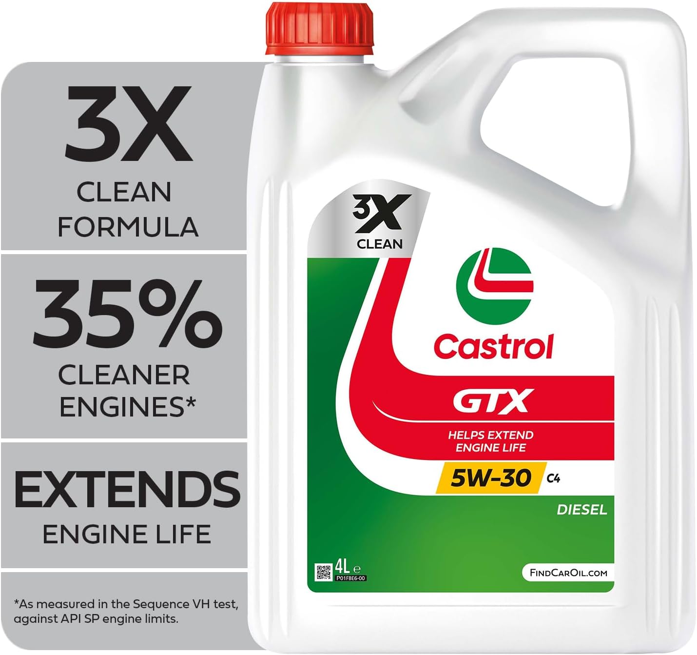Castrol GTX 5W-30 C4 Engine Oil 4L
