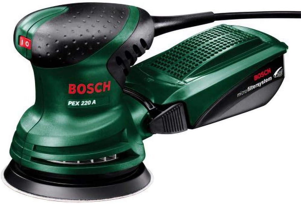 Bosch Random Orbit Sander PEX 220 A (220 W, in carton packaging)