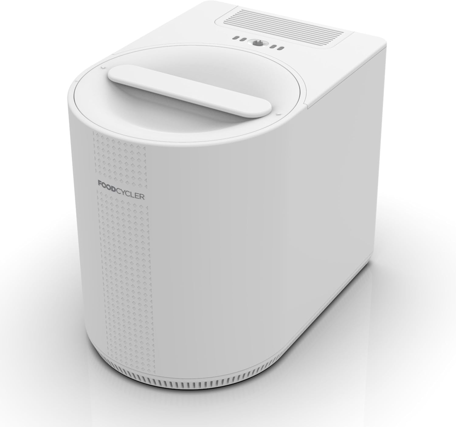 Eco 3 - Compact Home Food Processor and Recycler - Kitchen Countertop Compost Alternative - Electric Food Waste Disposer - Odorless Food Waste Bin - 3.5L Bucket Capacity (White)