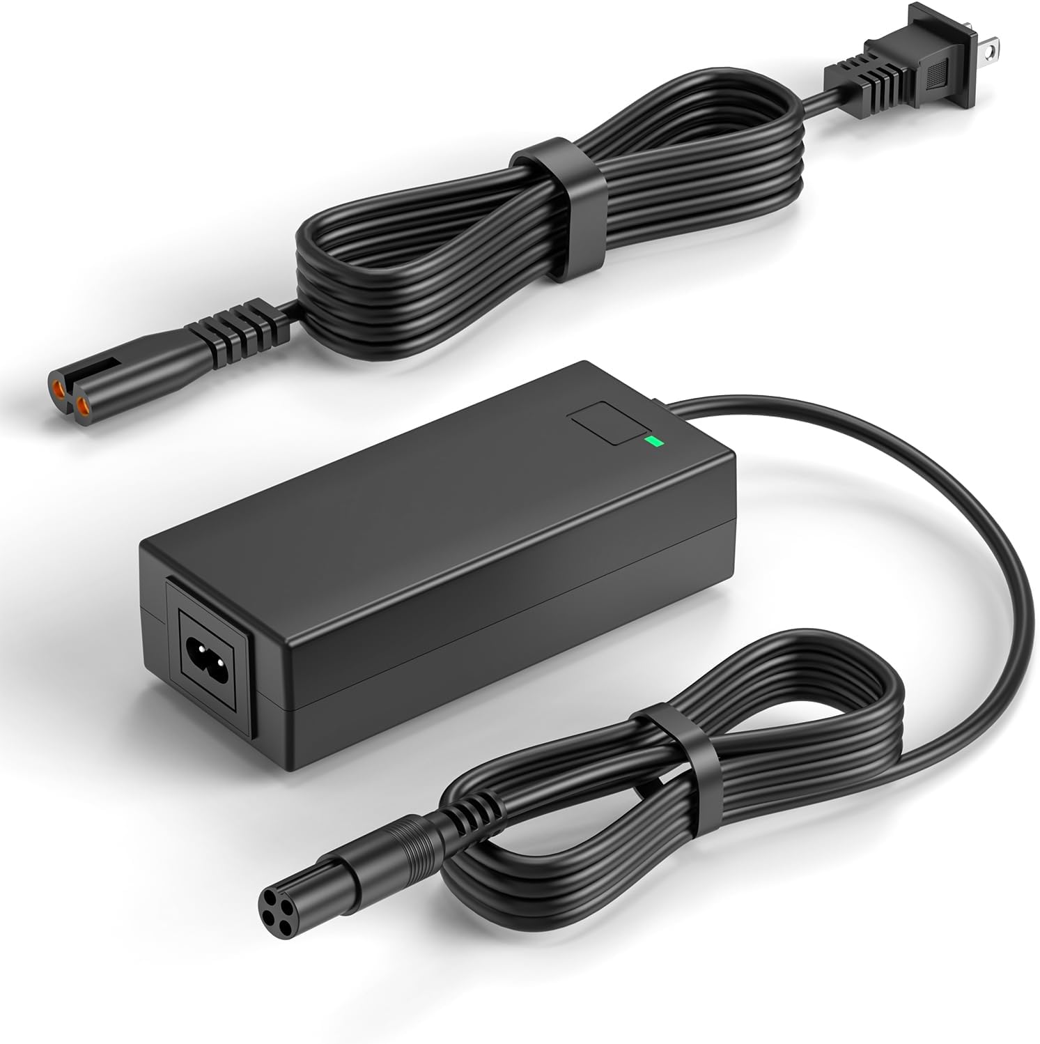 VHBW 63V Replacement for Segway Ninebot Charger Compatible with Segway Ninebot S/S-MAX/Mini lite/Mini PRO/Go Kart Kit, Gokart PRO, 4 Prong fits for Ninebot Scooter Charger