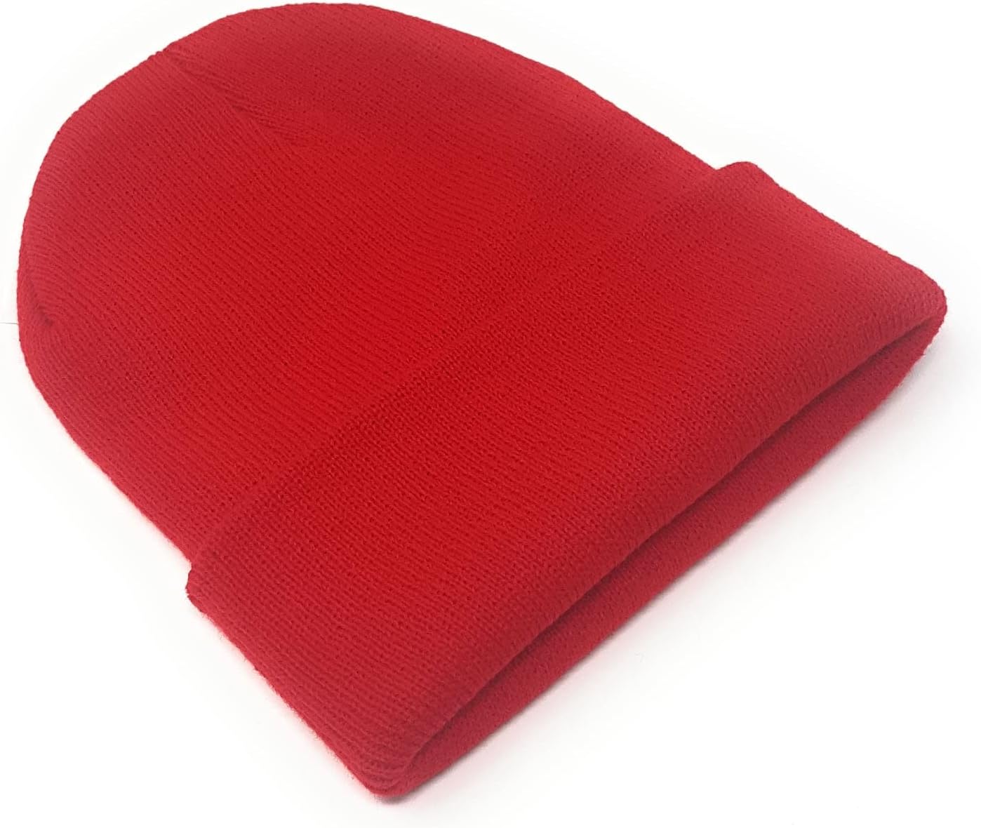 Beanie Hat Mens Ladies Womens Unisex Slouch Winter Woolly Turn Up Knitted Neon