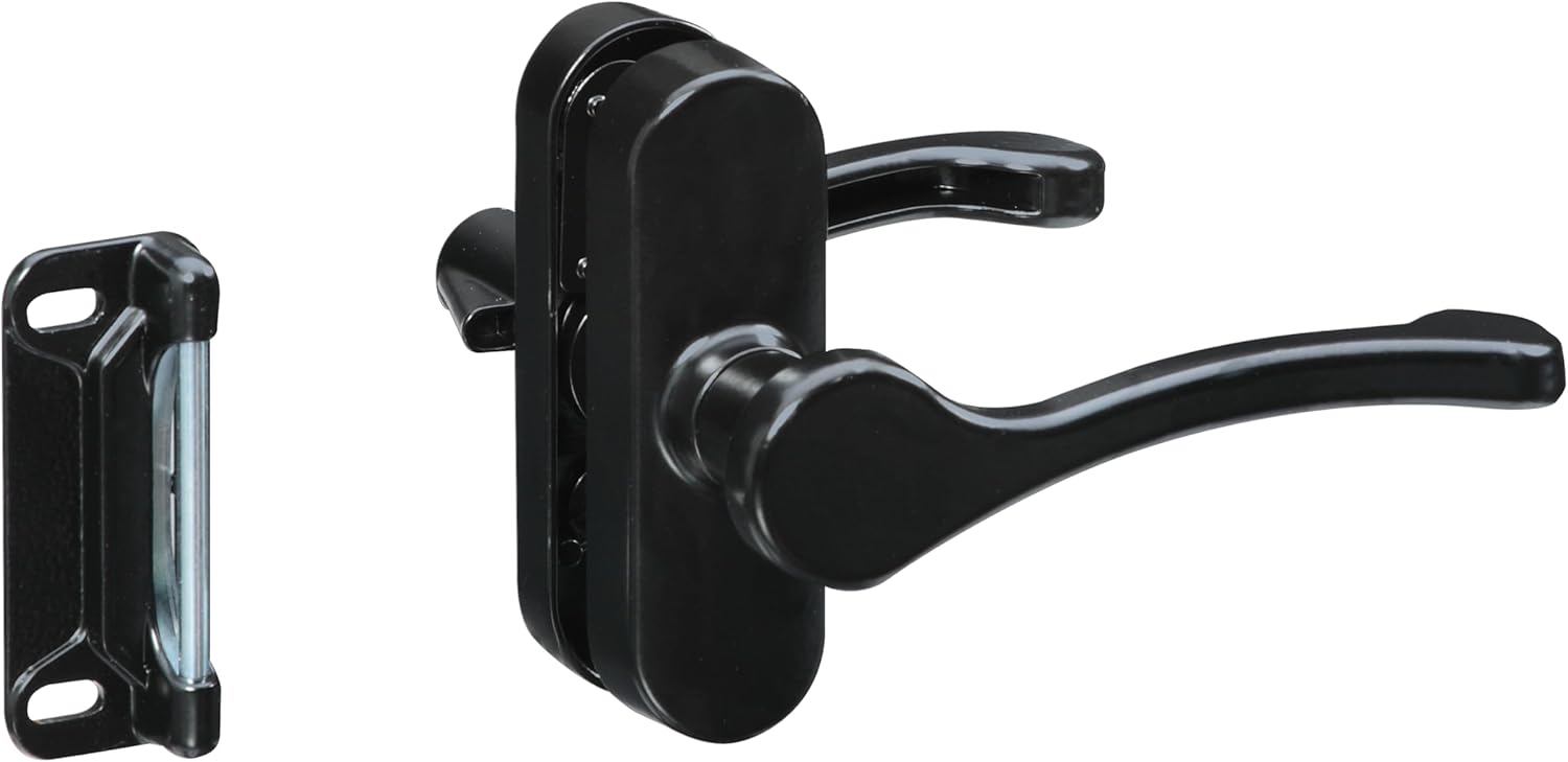 National Hardware N262-204 V1320 Lever Latches in Black, 1-3/4"