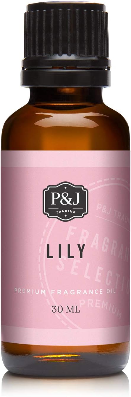 P&J Trading Lily Essential Oil, 30ml - Premium Grade Fragrance Oil for Candle Making, Diffuser, Soap, Perfume, Aromatherapy, Home & Car Diffusion