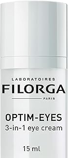 Filorga Optim-Eyes Eye Cream, Revitalizing 3-in-1 Skin Treatment for Rapid Reduction of Dark Circles, Wrinkles & Puffiness Around the Eyes, 0.5 fl. oz.