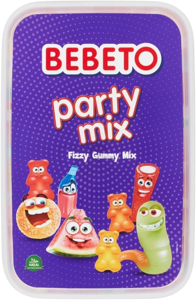Bebeto Fizzy Party Mix (400g), Halal Certified Sweets, Pack of 1