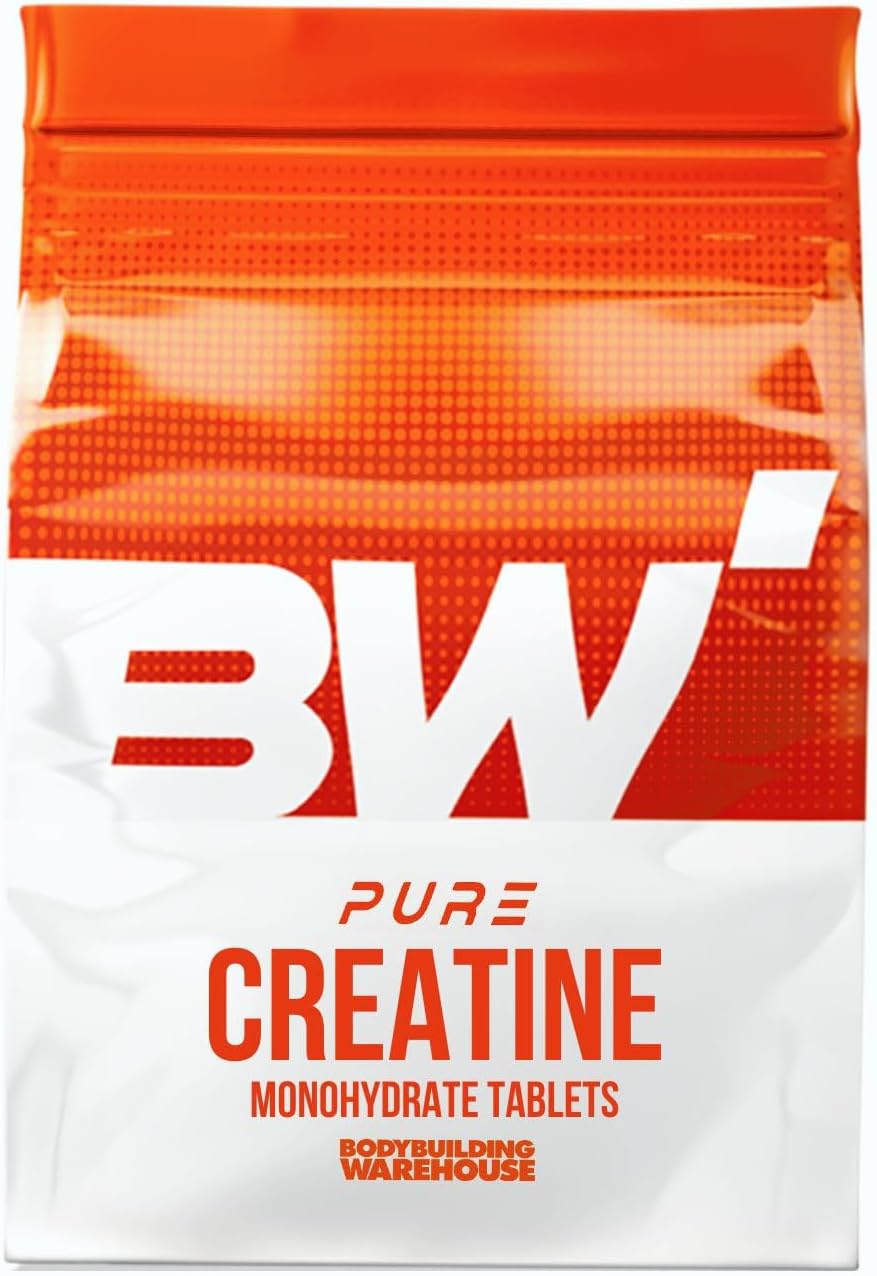 Bodybuilding Warehouse, Pure Creatine Monohydrate Tablets (1000mg) -60 Tabs