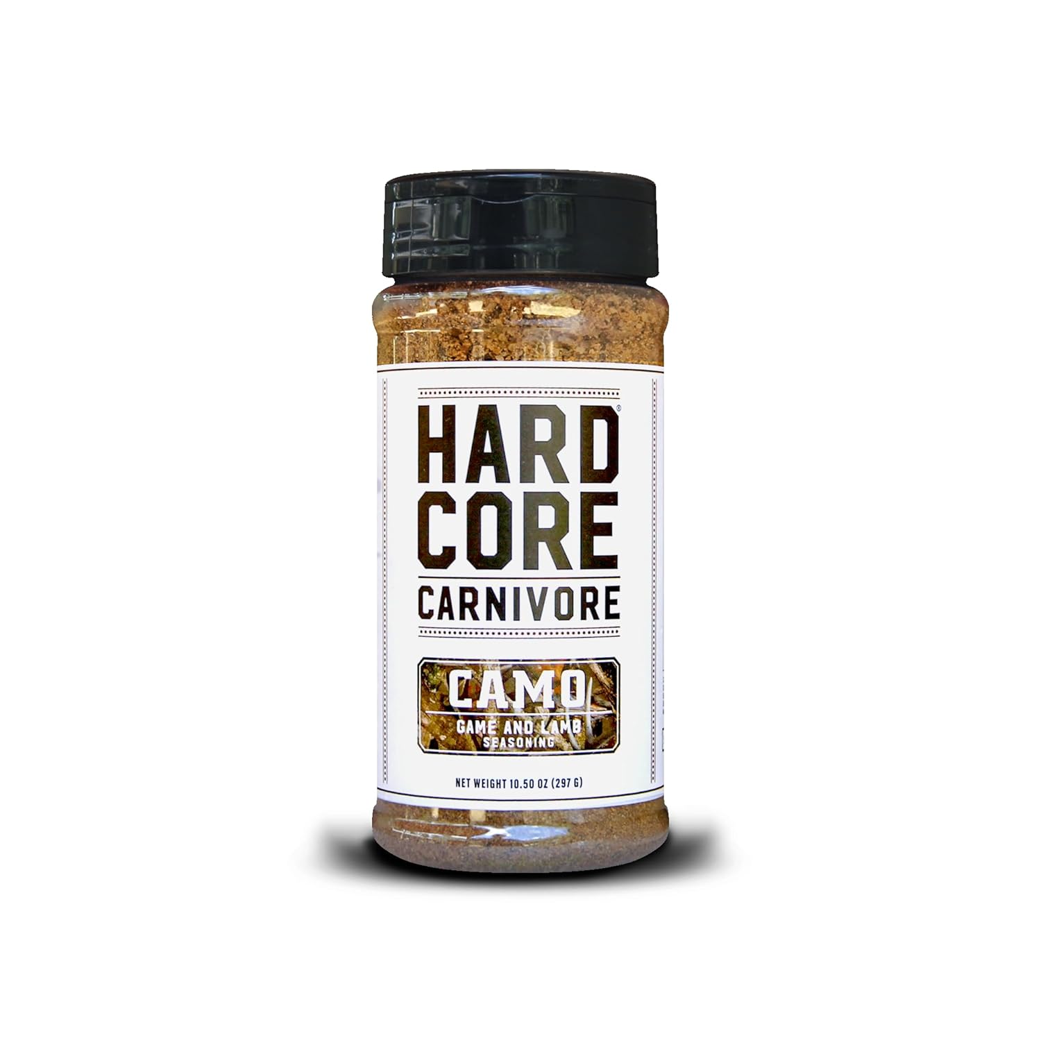 Hardcore Carnivore Camo: Game and Lamb Seasoning (Large Shaker)