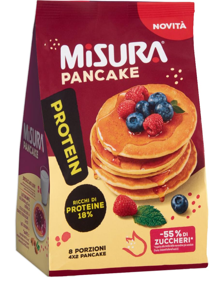 CAIYA Misura Protein Pancake Ricchi di Proteine e Meno Zuccheri 200g - NOVITA' 2024, 7.05 Ounce (Pack of 1)