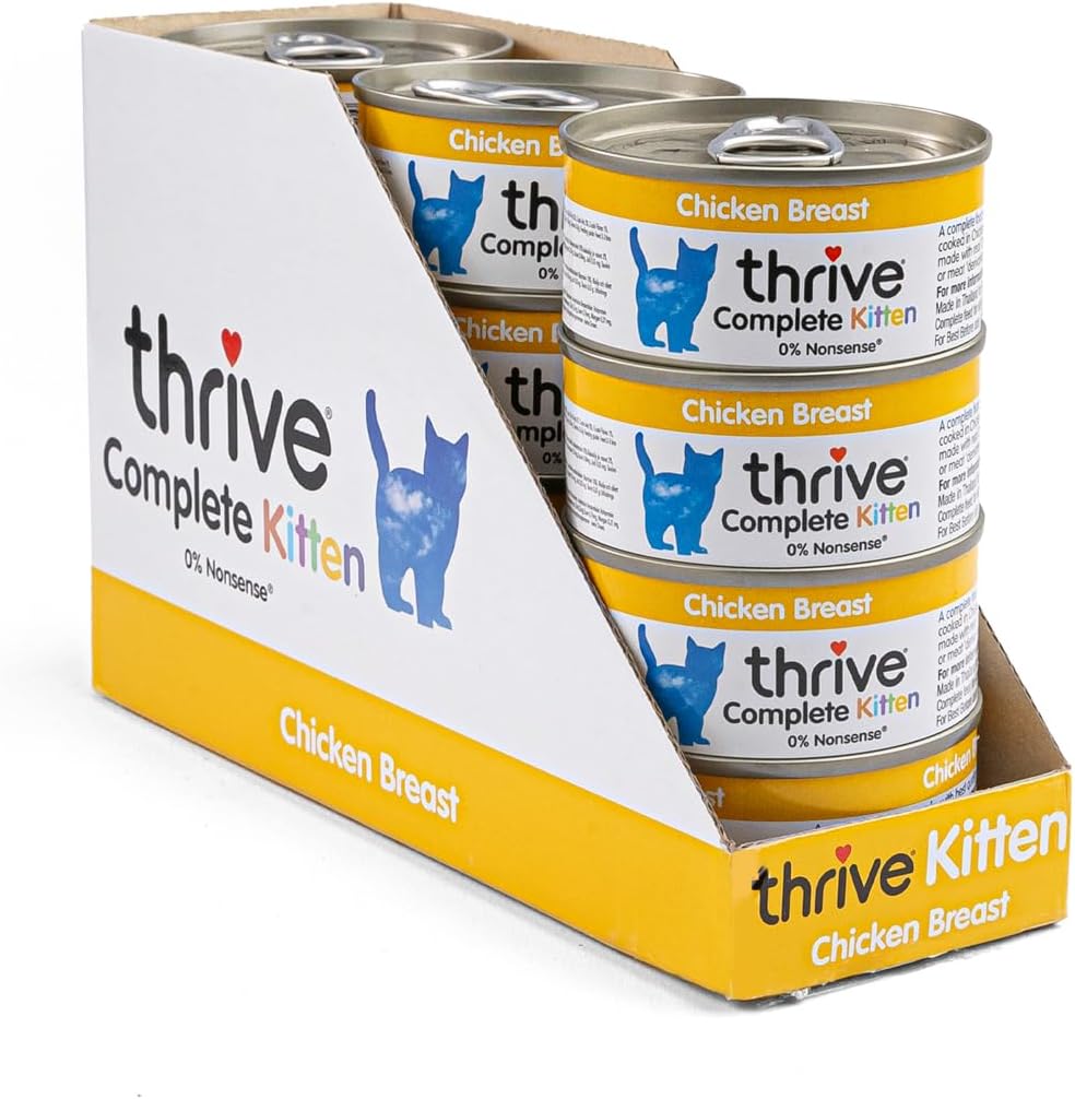 thrive Cat 100% COMPLETE - KITTEN CHICKEN (pack of 12)