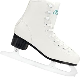 5th Element Grace Ice Skates for Women - Comfortable Figure Skates with Velvety Soft Tricot/Fleece-Lining - Stylish Women's Ice Skating Shoes