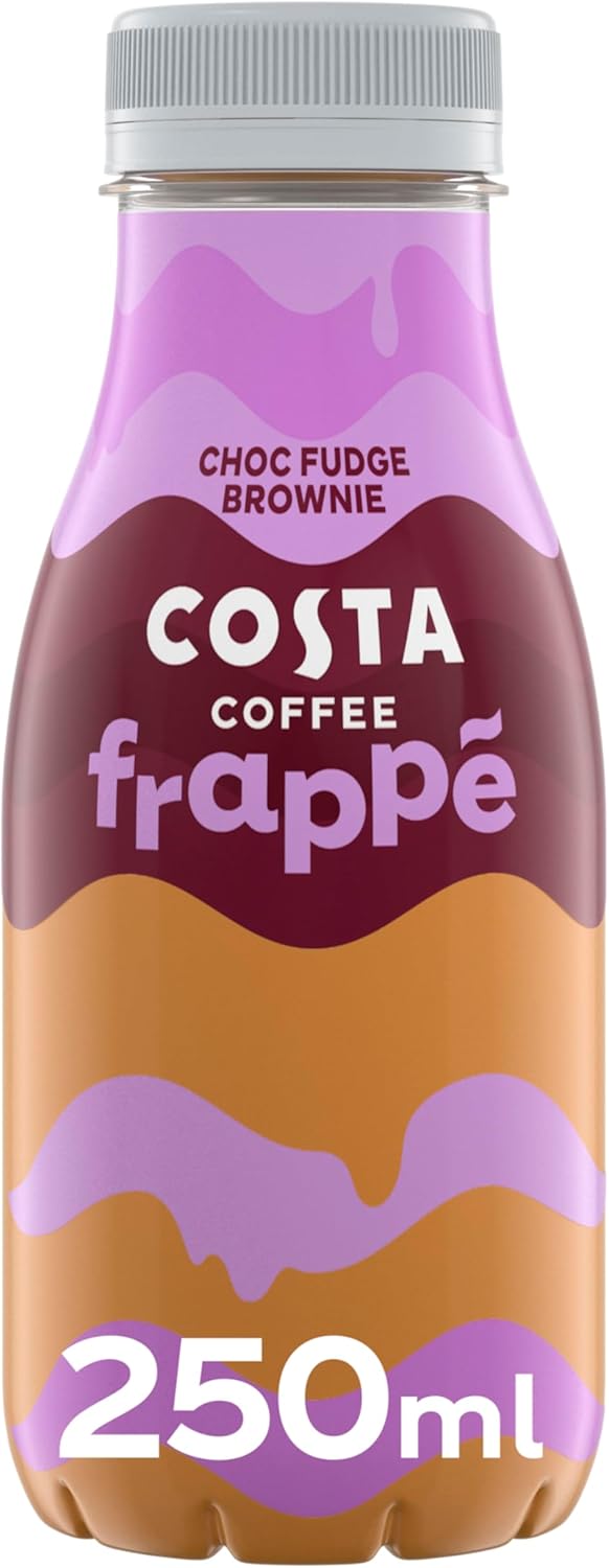 Costa Coffee Frappe Chocolate Fudge Brownie - 12 Pack 250ml